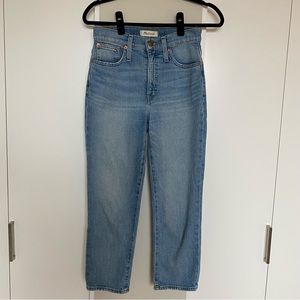 Madewell Classic Straight Jeans - Size 25p - Meadowland Wash